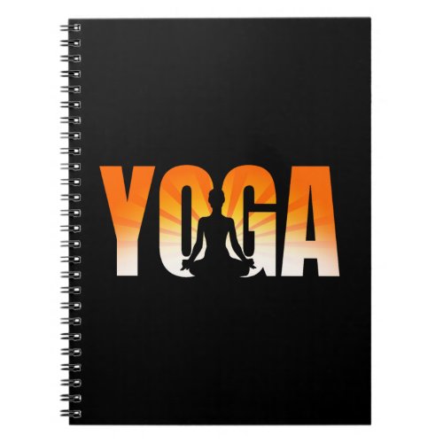 Yoga Sunshine Notebook