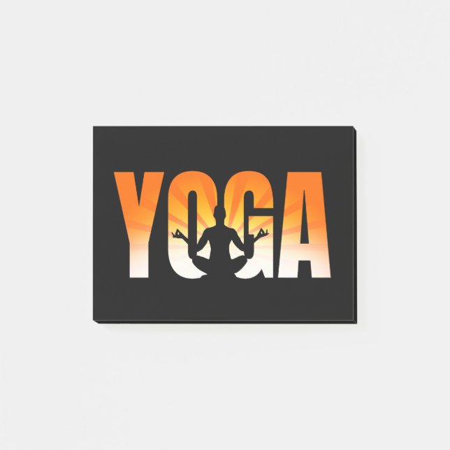 Yoga Sunshine Post-it Notes (Front)