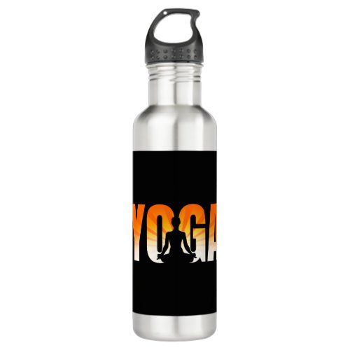 Yoga Sunshine Stainless Steel Water Bottle