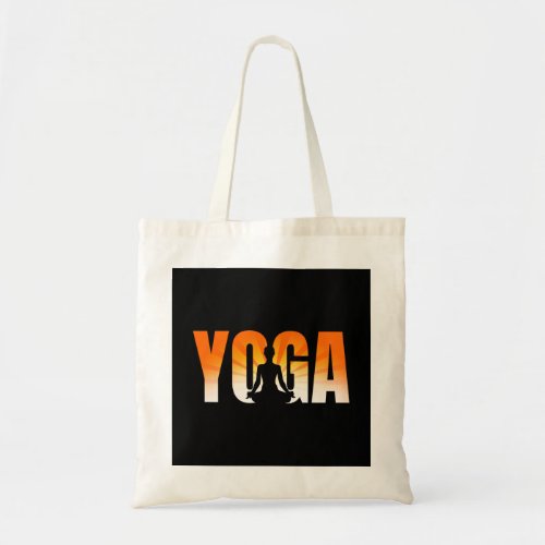 Yoga Sunshine Tote Bag