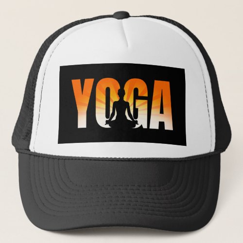 Yoga Sunshine Trucker Hat