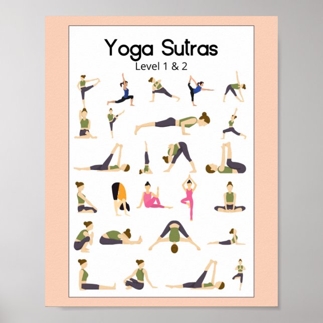 Yoga Sutra Level 1 & 2 Poster (Front)