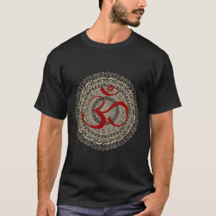 Yoga Symbols By Mona Om Yoga Ohm Hindu Meditation T-Shirt