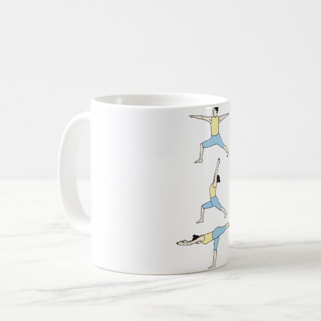 Yoga Tasse Coffee Mug (Front Left)
