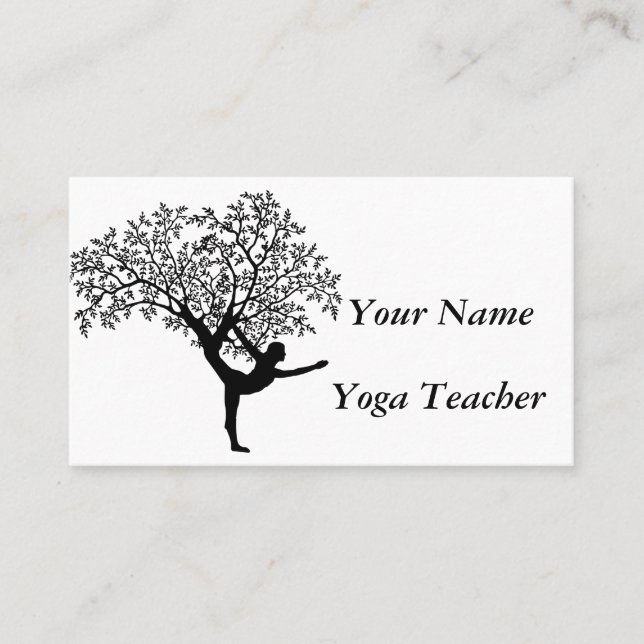 Yoga Teacher Business Card (Front)