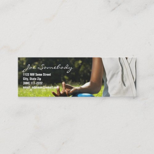 Yoga Teacher / Lover Profile Card Business Cards
