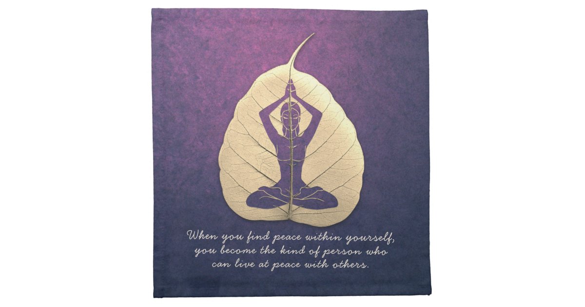 Meditation Instructor Yoga Pose OM Quote Gift Box, Zazzle