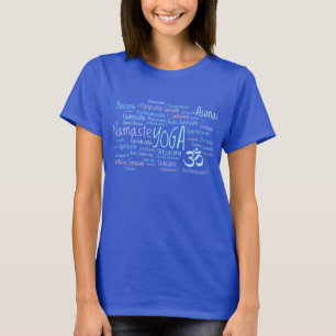Yoga Teacher's Sanskrit Asanas Yoga Poses T-Shirt