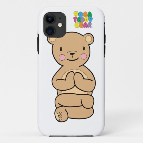 Yoga Teddy Bear Namaste Phone Case
