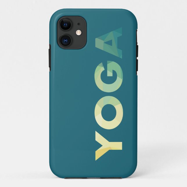 Yoga Text Colorful Case-Mate iPhone Case (Back)