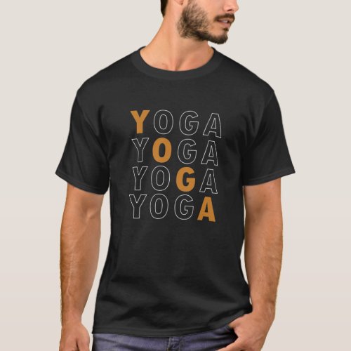 Yoga Text Kundalini Ashtanga Hatha Asanas Yogi Yog T_Shirt