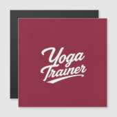 Yoga Trainer Script Typography Fitness Gift Design (Front/Back)