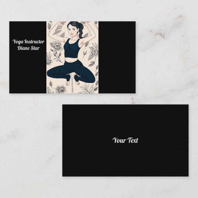 Yoga Training Business Card (Front/Back)