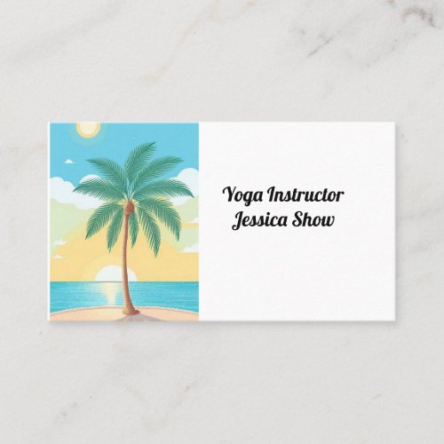 Yoga Training  Business Card