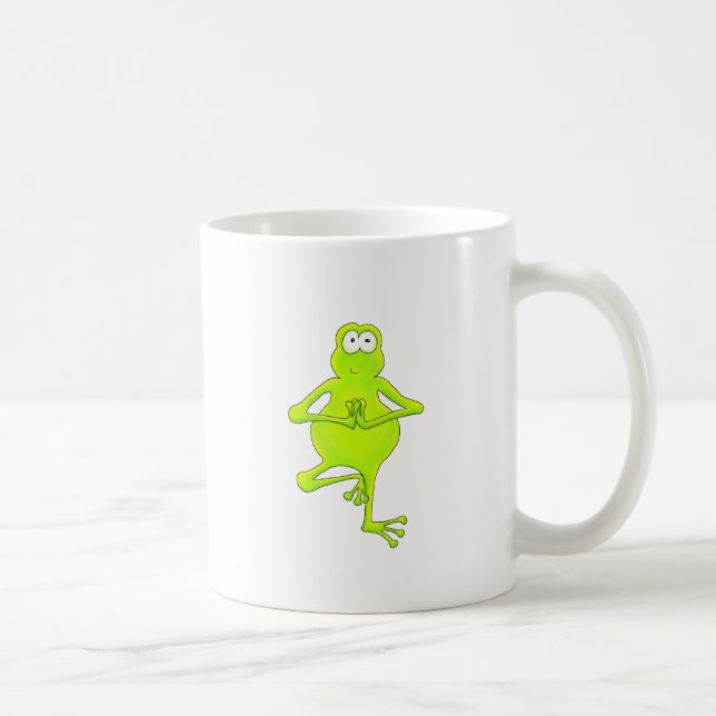 Yoga Tree Frog Coffee Mug (Right)