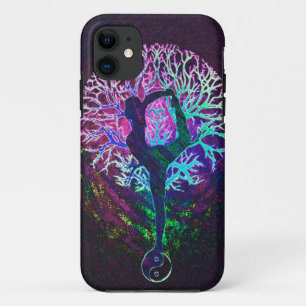 Yoga Tree Peace Rainbow iPhone 11 Case