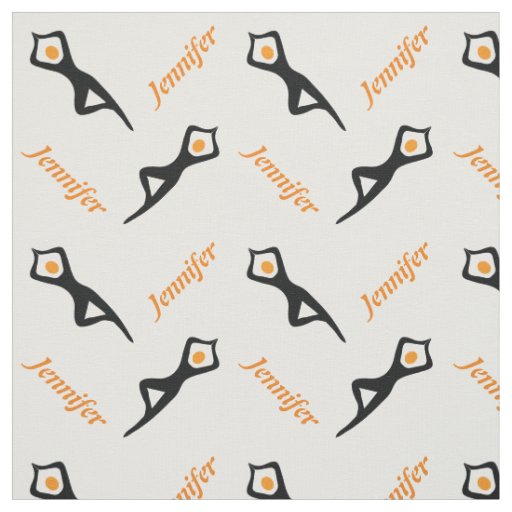 Yoga tree pose and your name personalized fabric