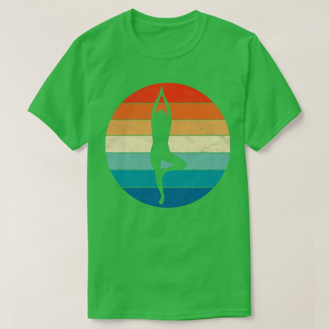 Yoga Tree Pose T-Shirt (Design Front)