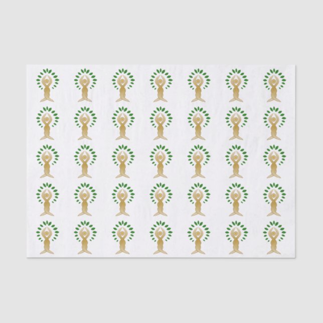 Yoga Tree Tissue Paper (Front)