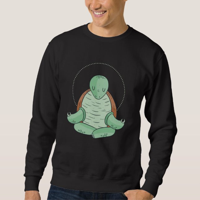 Yoga turtle sweatshirt (Front)