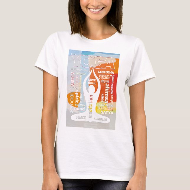 Yoga Typography T-Shirt (Front)