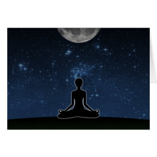 Yoga Under The Moon Cards