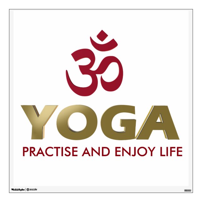 Yoga Wall Sticker (Front)
