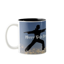 Yoga: Warrior II mug