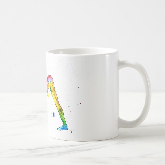 Yoga watercolor cup (Right)