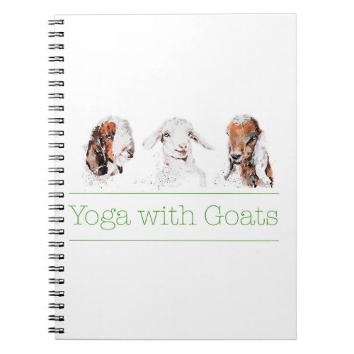 Yoga with Goats Notebook