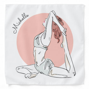 Yoga Woman custom name bandana