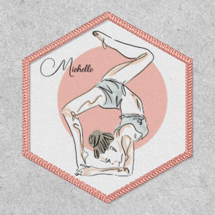 Yoga Woman custom name Patch