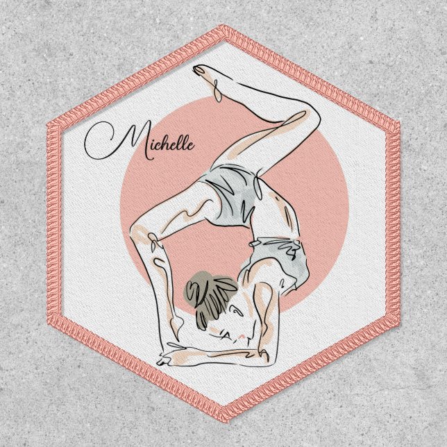 Yoga Woman custom name Patch (Front)