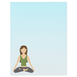 Yoga Woman In Lotus Pose