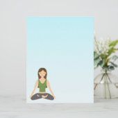 Yoga Woman In Lotus Pose (Standing Front)