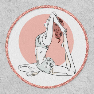 Yoga Woman Patch