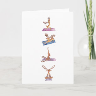 Yoga Xmas Card