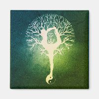 Yoga Yin Yang Magnet