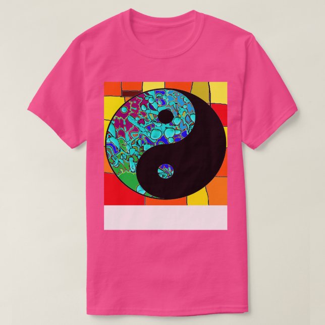 yoga yin yang mandala T-Shirt (Design Front)