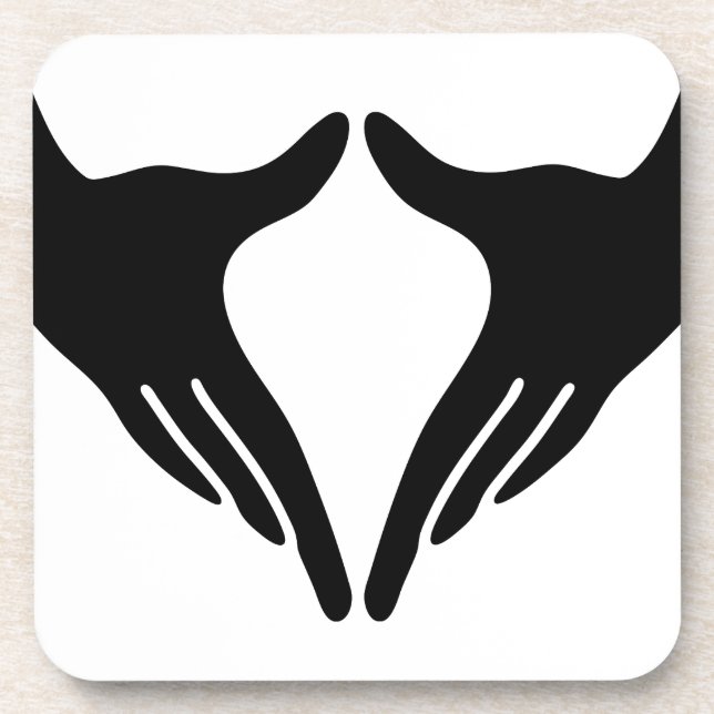 Yoga Yoni Mudra Beverage Coaster (Front)