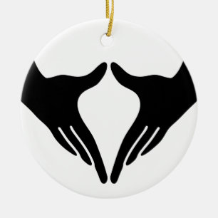 Yoga Yoni Mudra Ceramic Ornament