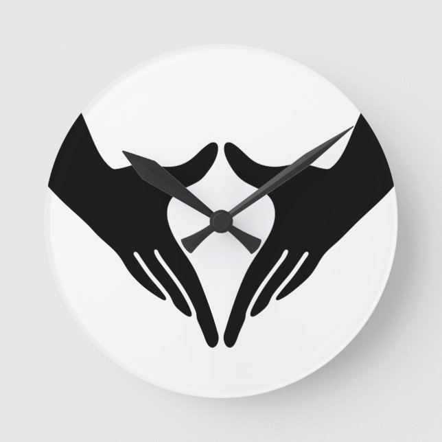 Yoga Yoni Mudra Round Clock (Front)