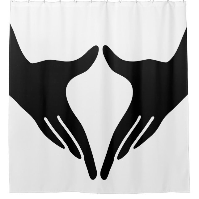 Yoga Yoni Mudra Shower Curtain (Front)