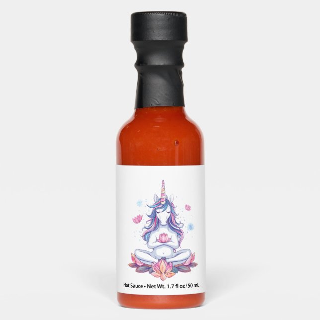 Yoga Zen Unicorn (1) Hot Sauces (Front)