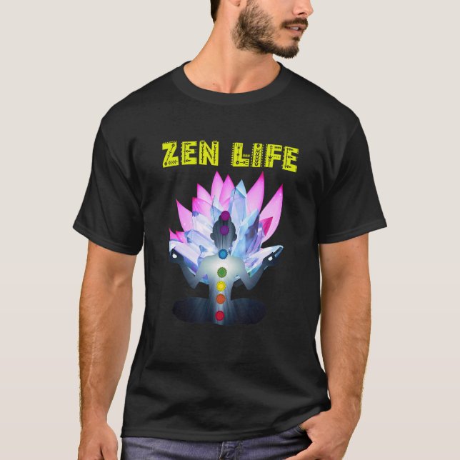 Yoga Zen   Zen Yoga Style Zone   Yoga Ideas Namast T-Shirt (Front)