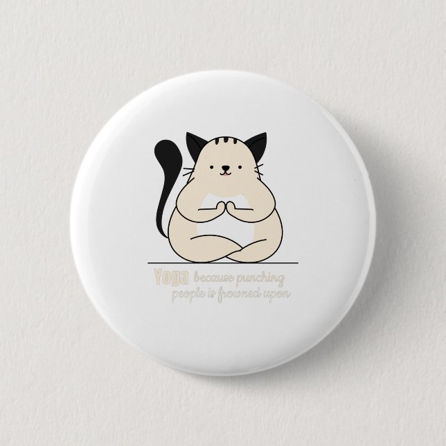 yogacat button (Front)