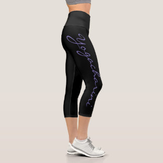 Yogacharini fashion leggings! capri leggings