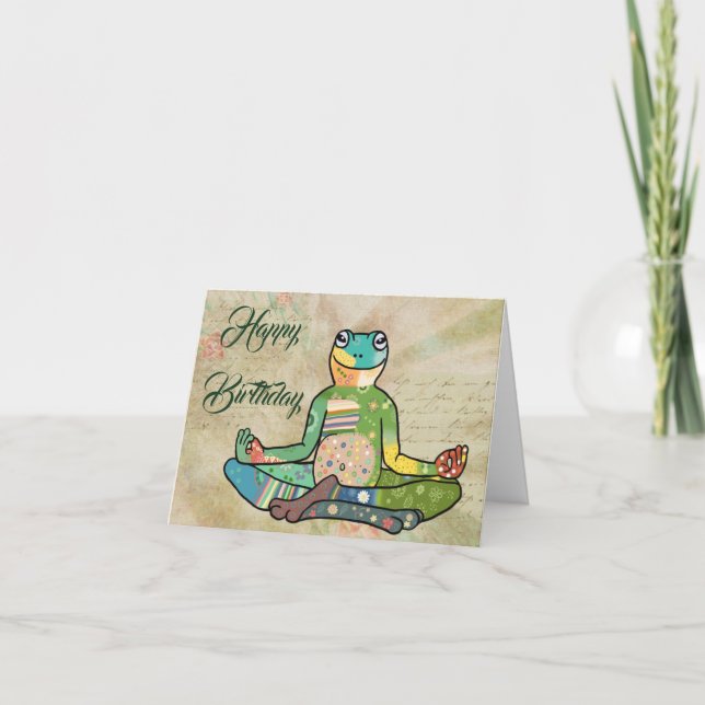 Yogafrosch Card (Front)
