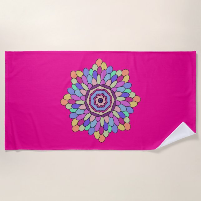 yogamate beach towel (Front)