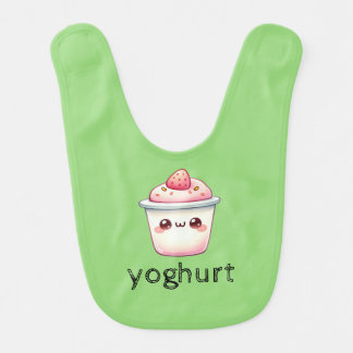 yoghurt baby bib